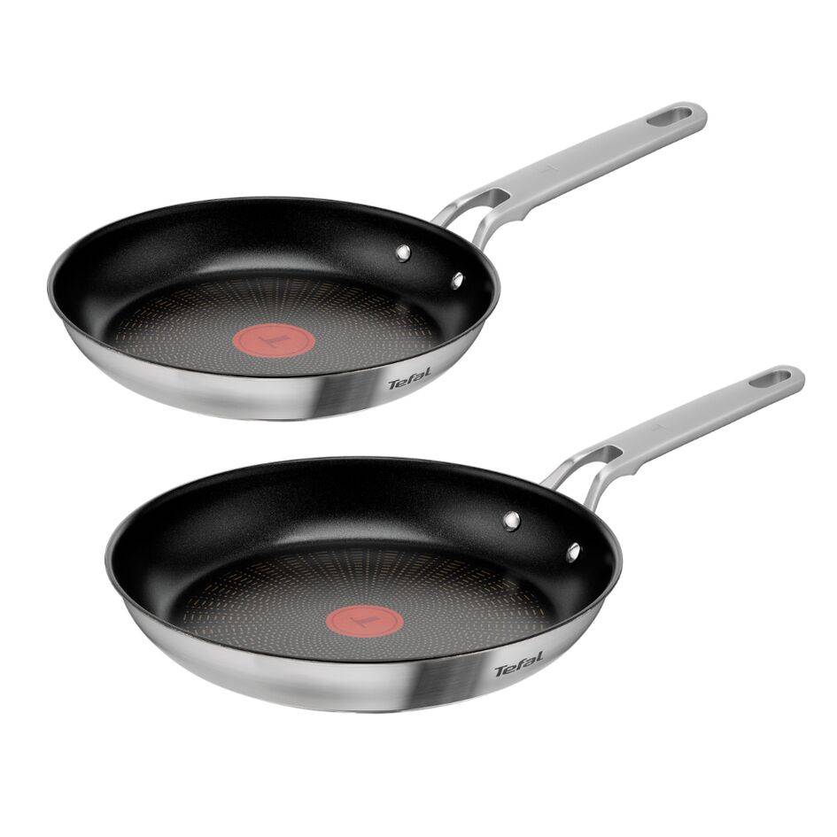 Set 2 Frigideiras Extreme 24 e 28 cm, Aço Inoxidável Premium, Antiaderente, Indução