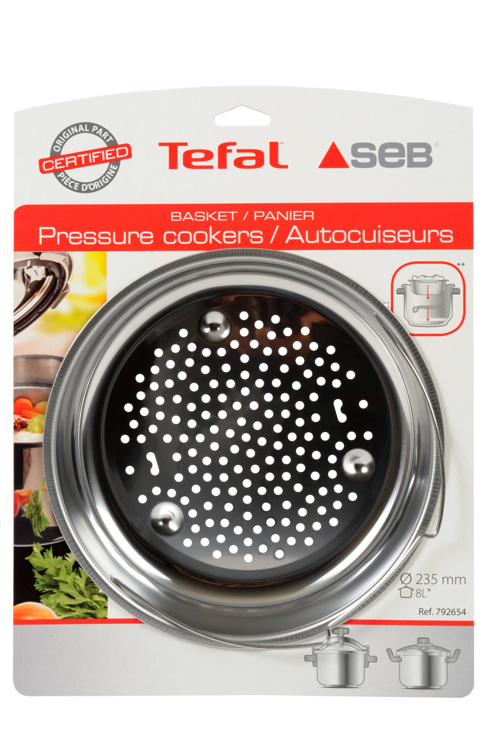 Cesto em inox 792654