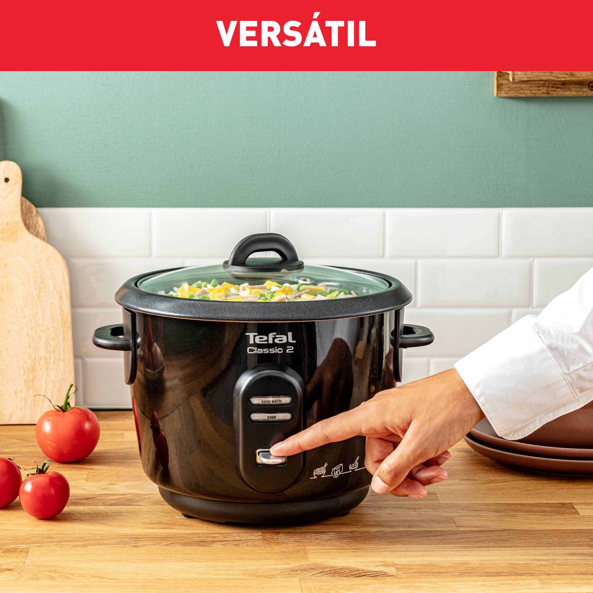 New Classic Rice Cooker Sparkling Black 6C/3L