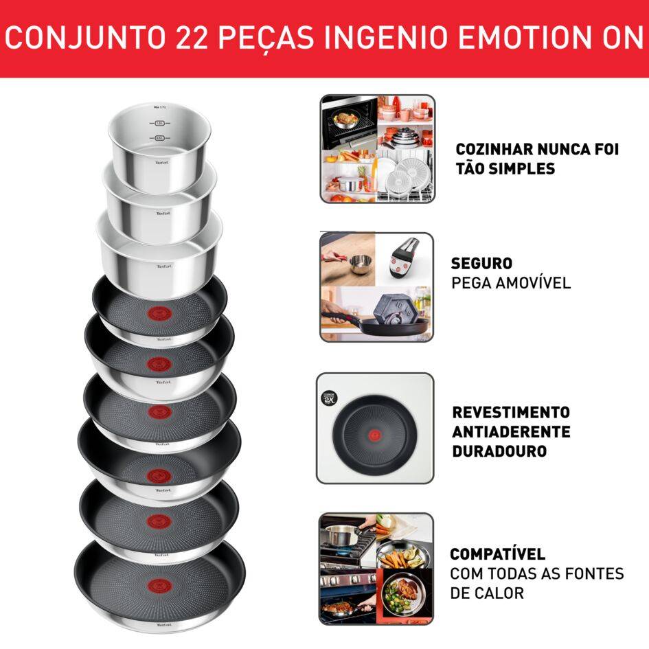 Conjunto de 22 peças Ingenio Emotion