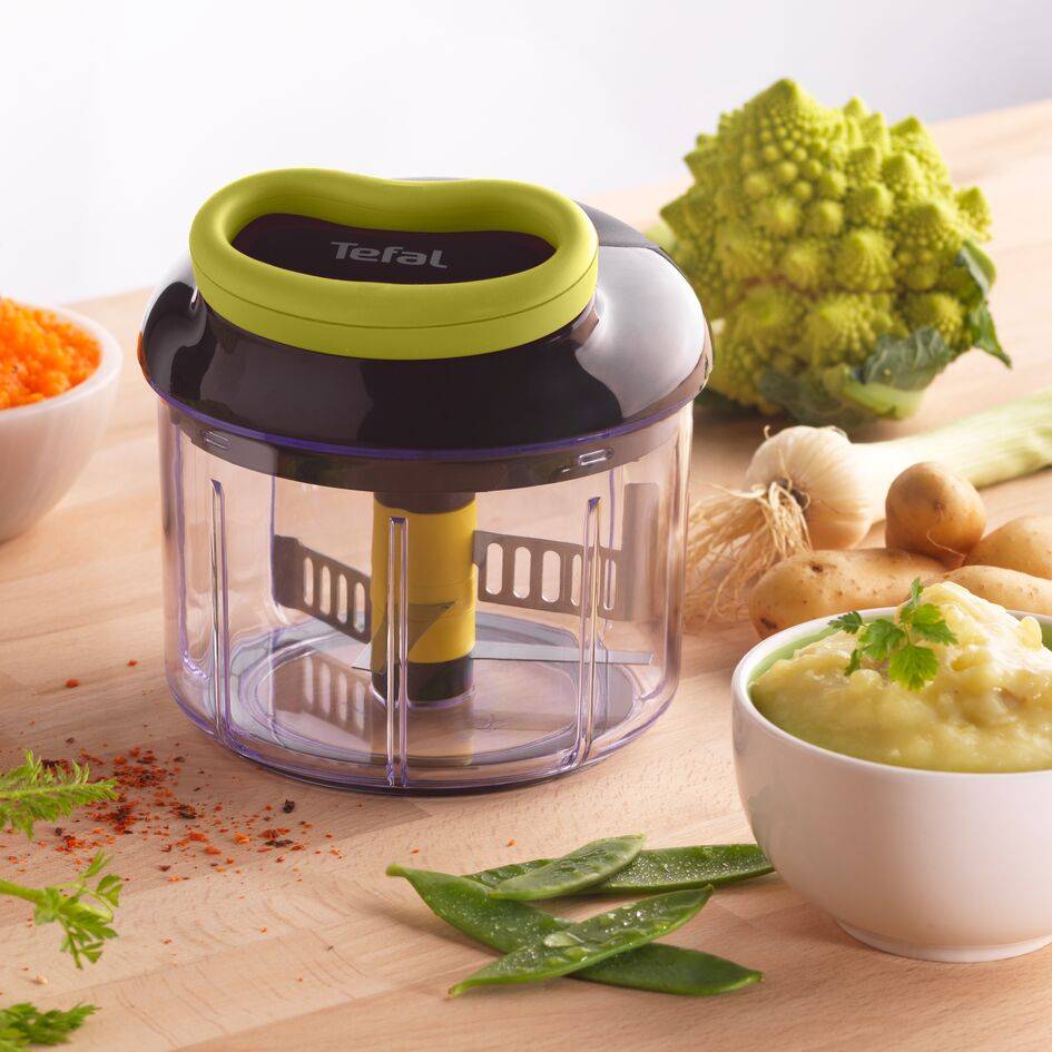 Picadora manual 5 segundos 900ml com lâmina de gelo