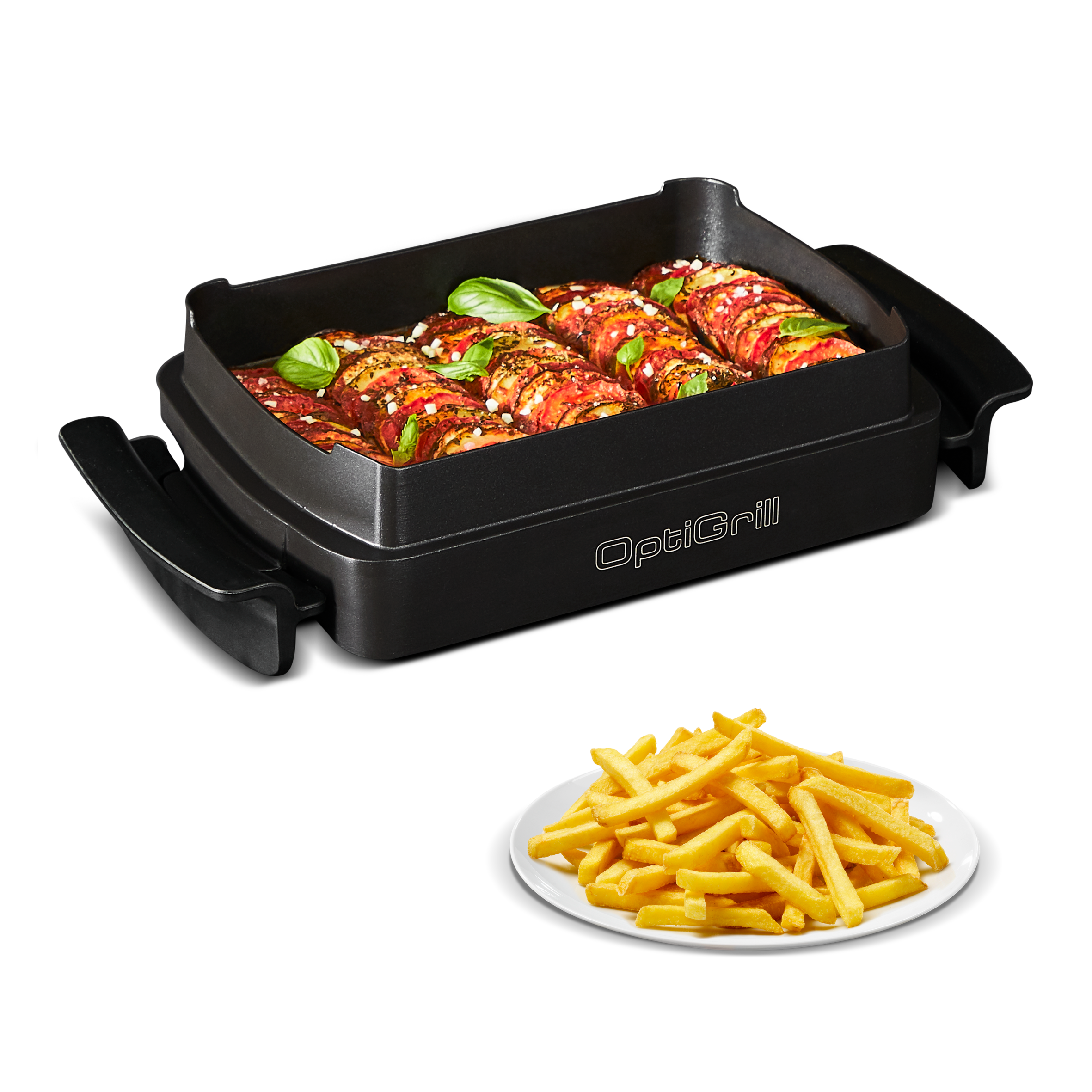 Tabuleiro para snacks e cozedura OptiGrill XL XA725870