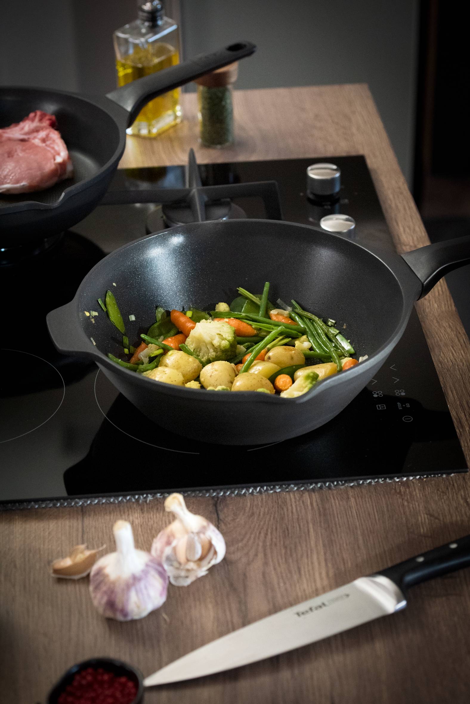 Frigidieira Wok Robusto Indução 28cm