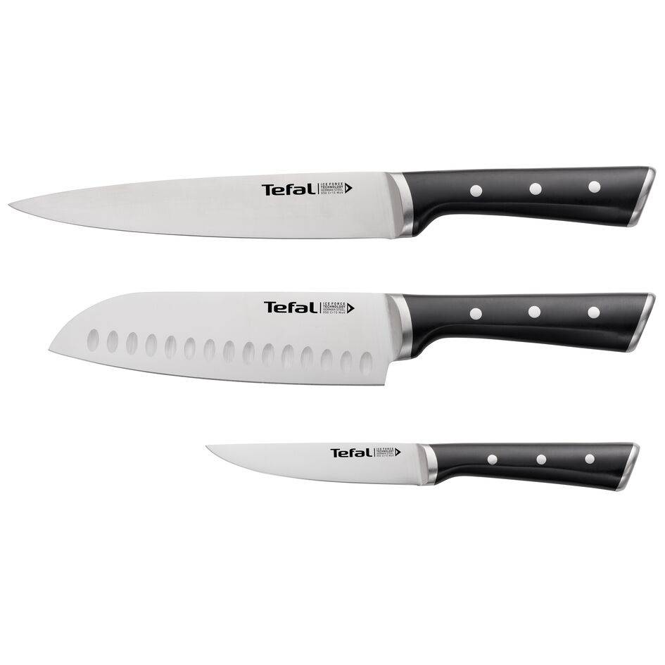 Ice Force Set 3 Facas - Chef 20 cm, Santoku 18 cm e Multiusos 11 cm