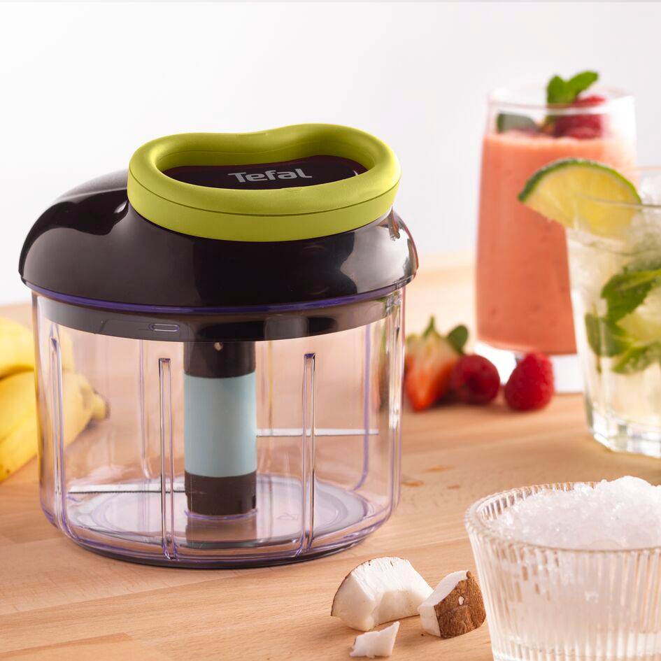 Picadora manual 5 segundos 900ml com lâmina de gelo
