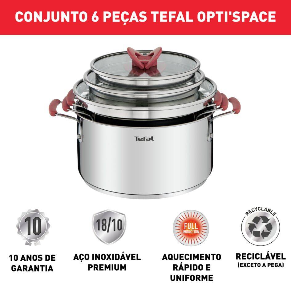 Opti'Space, Tachos de 18/20/24 cm + Tampas