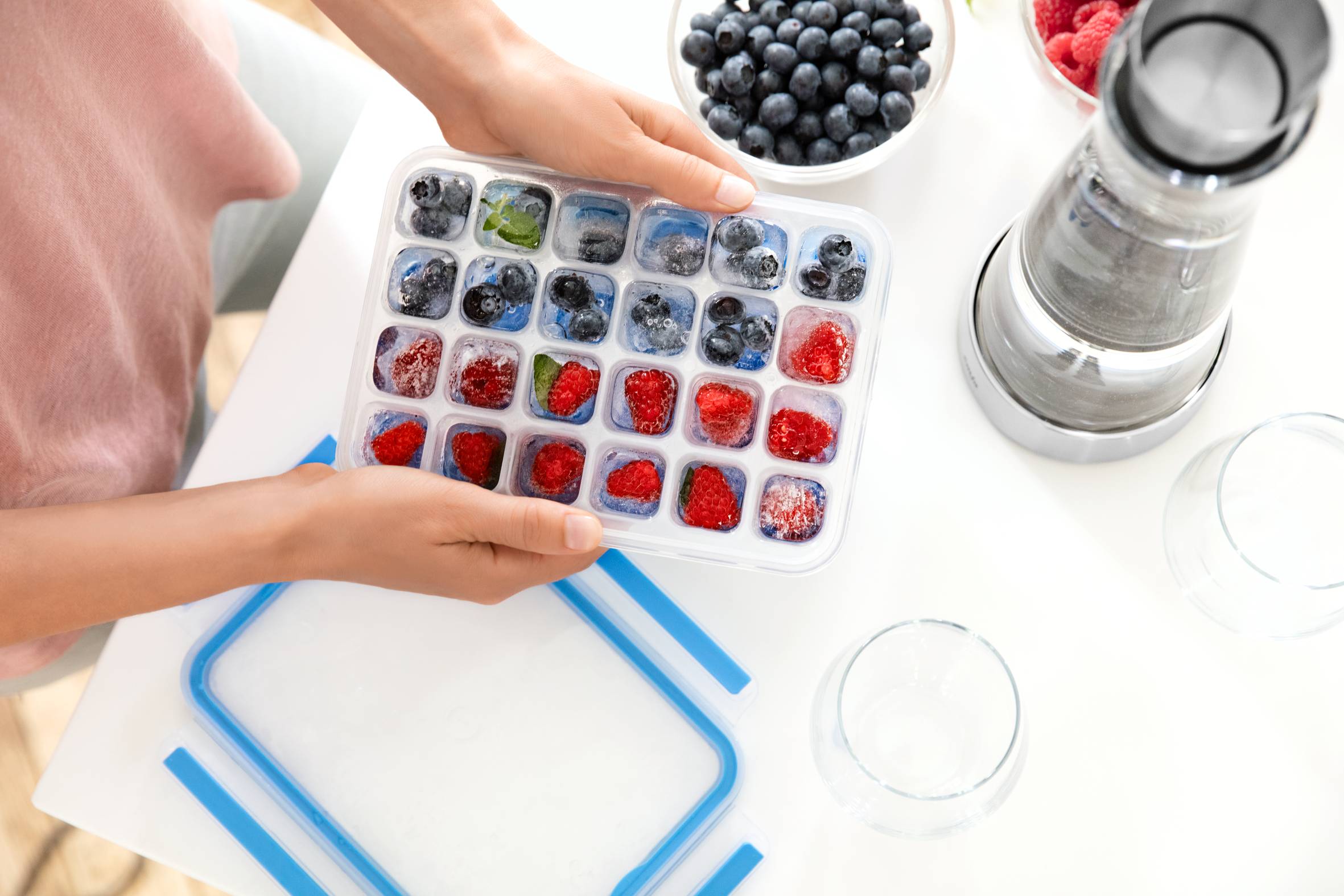 Masterseal Plástico Caixa de Gelo 24 cubos 16x22cm