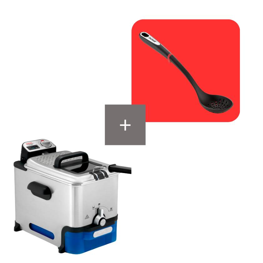 Pack fritadeira Oleo Clean Pro + colher escumadeira