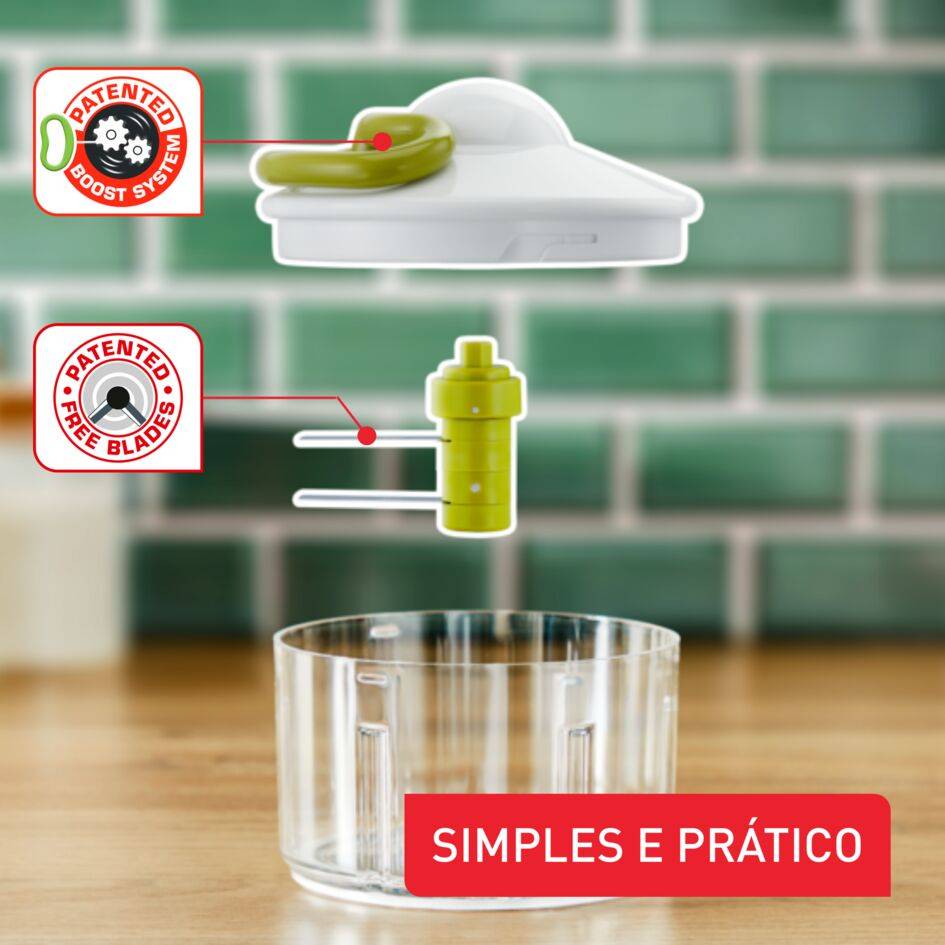 Picadora manual 5 segundos 500ml