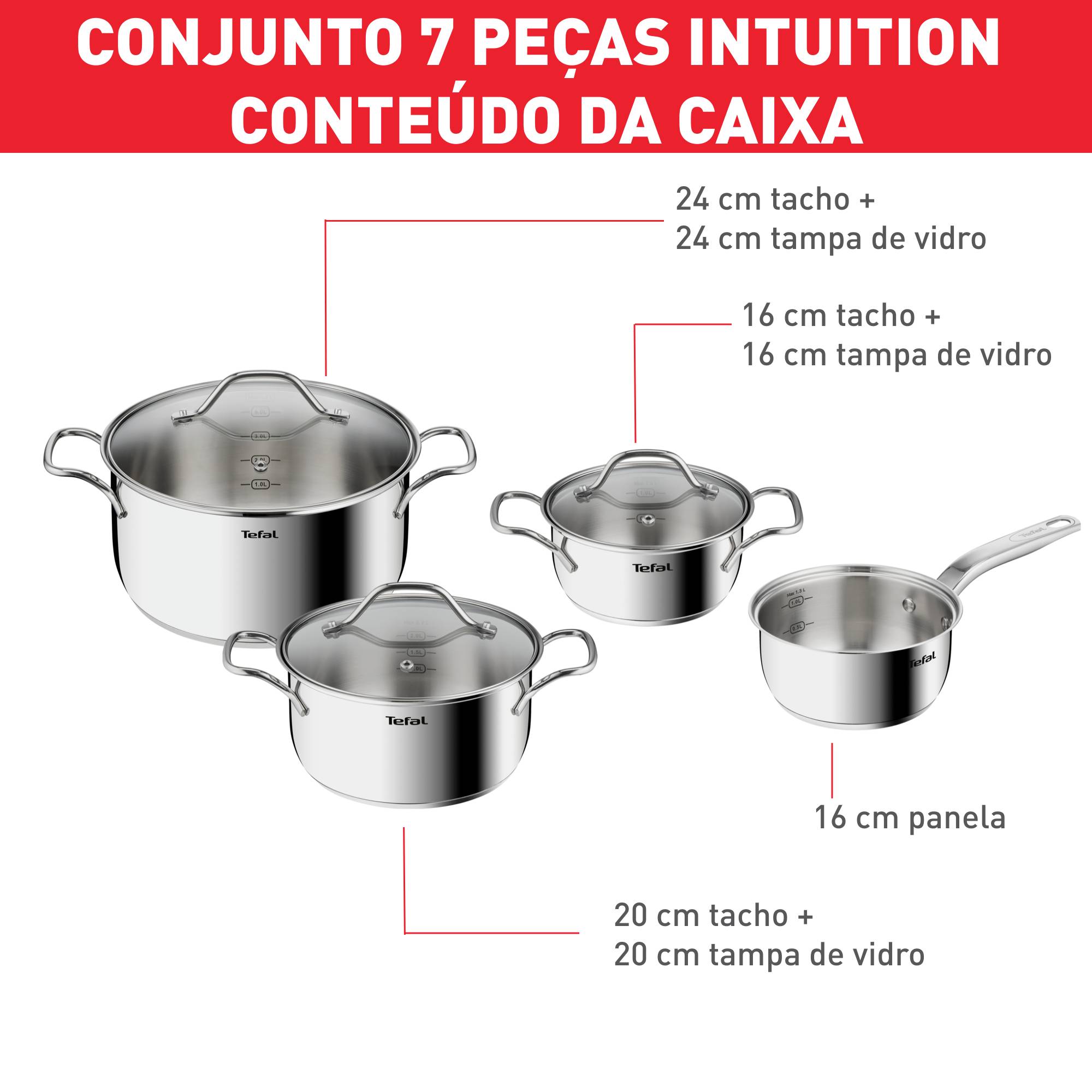 Intuition Conjunto 7 peças