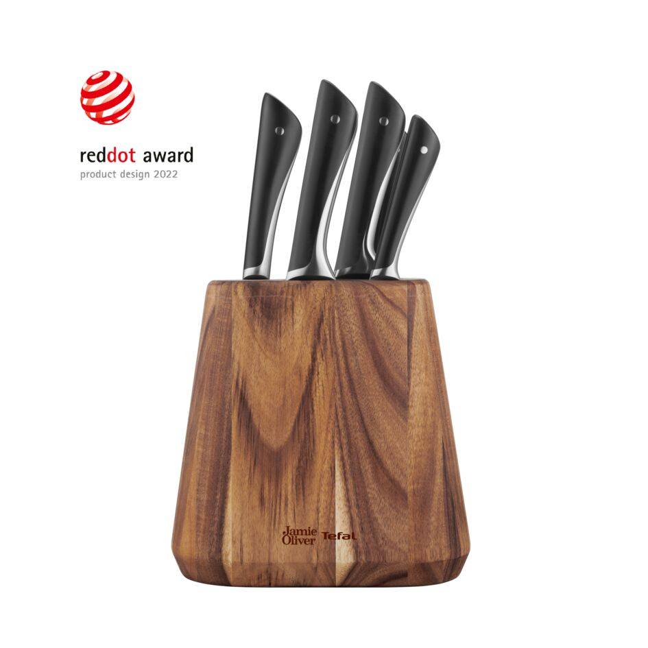 Jamie Oliver by Tefal Set 6 Facas de cozinha + bloco
