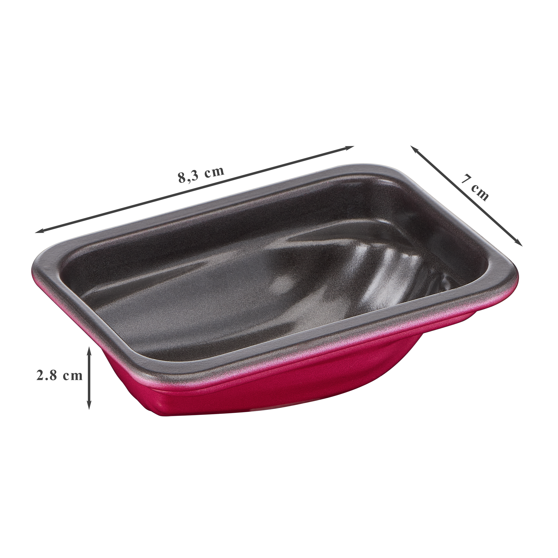 Conjunto 3 Formas Creabake, Madalenas 8,3 x 6,5 cm