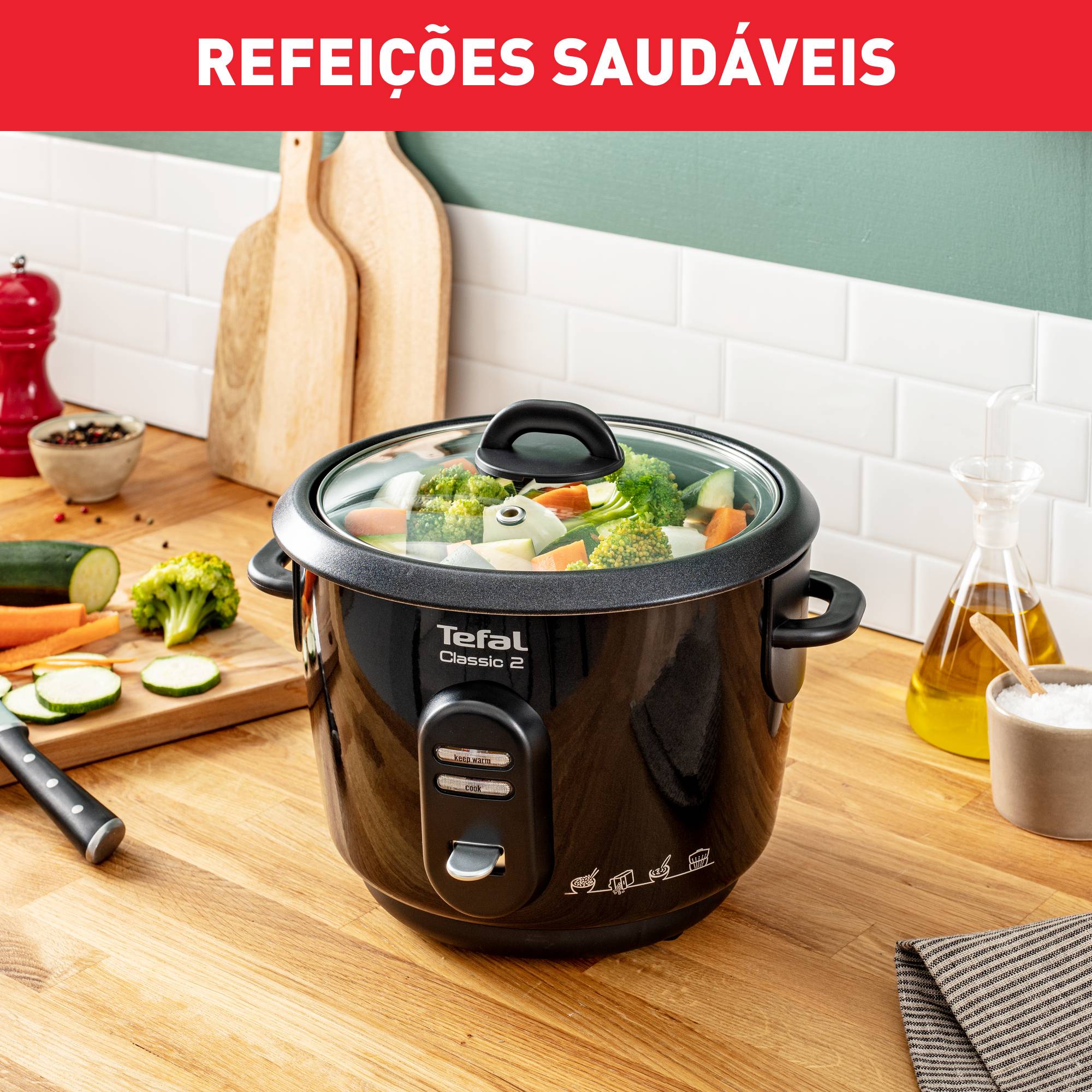 New Classic Rice Cooker Sparkling Black 6C/3L