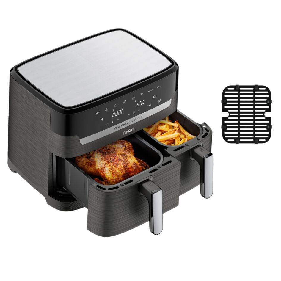 Dual Easy Fry & Grill 8.3 L Cinza