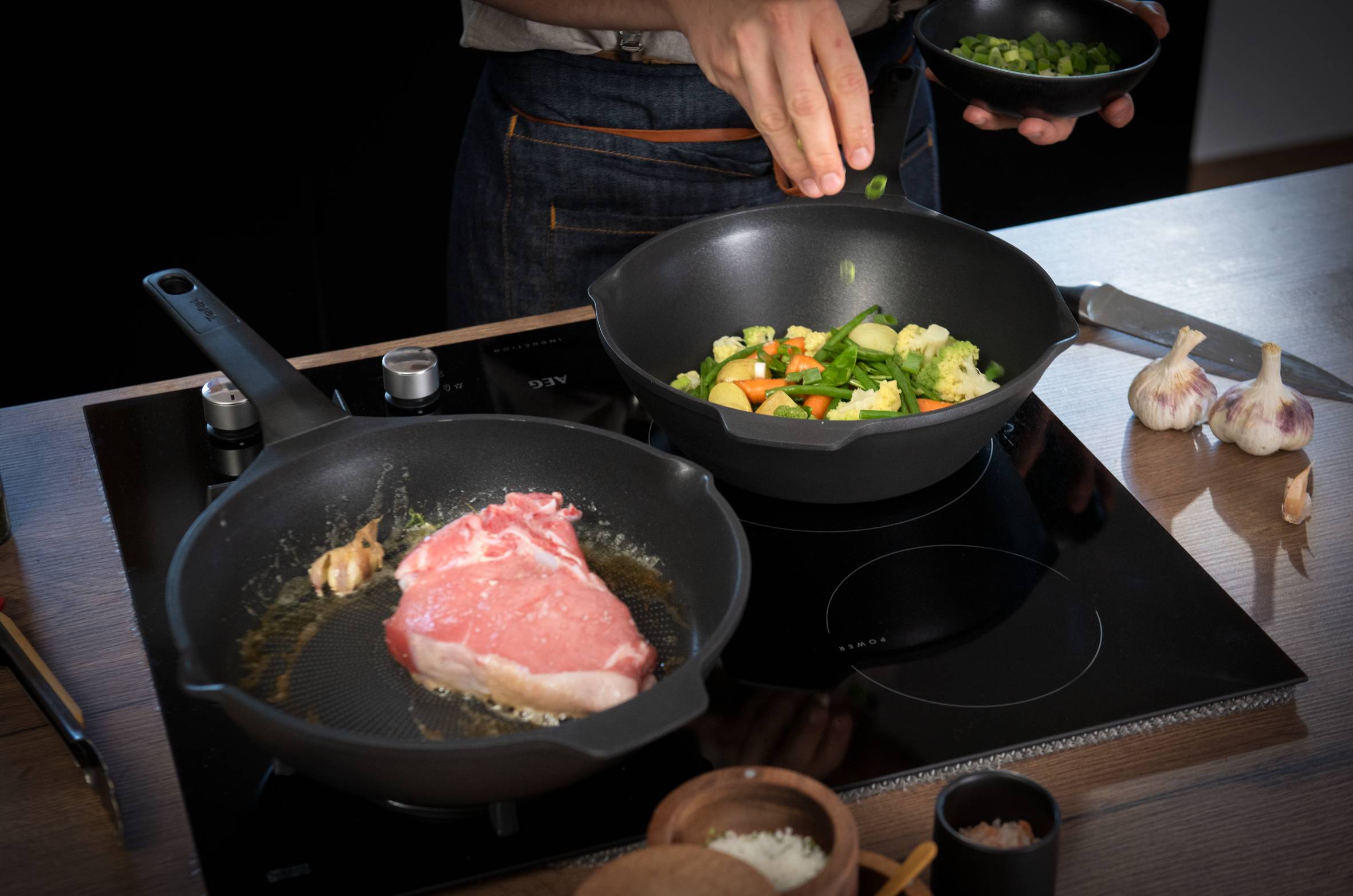 Frigidieira Wok Robusto Indução 28cm