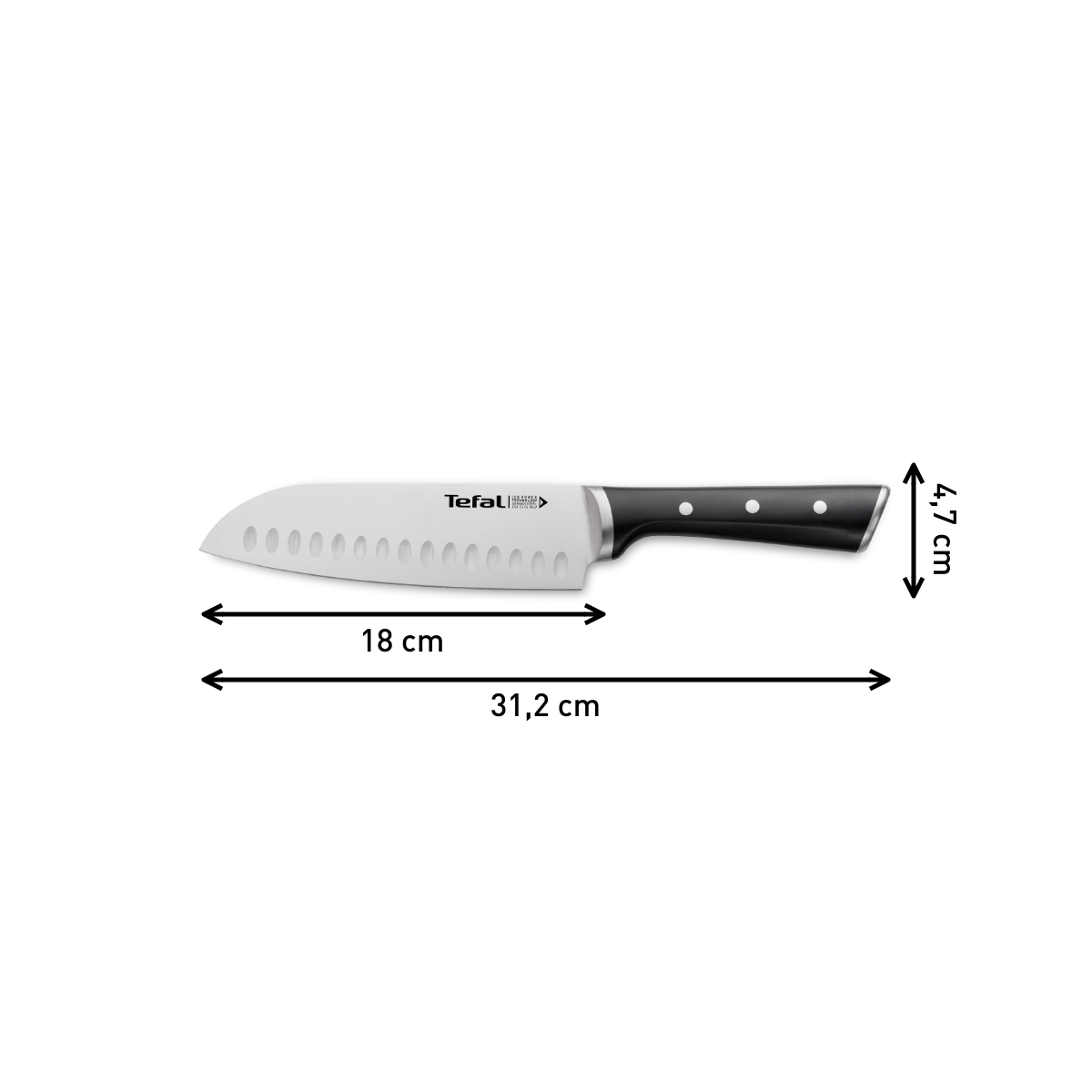 Ice Force Faca Santoku 18 cm