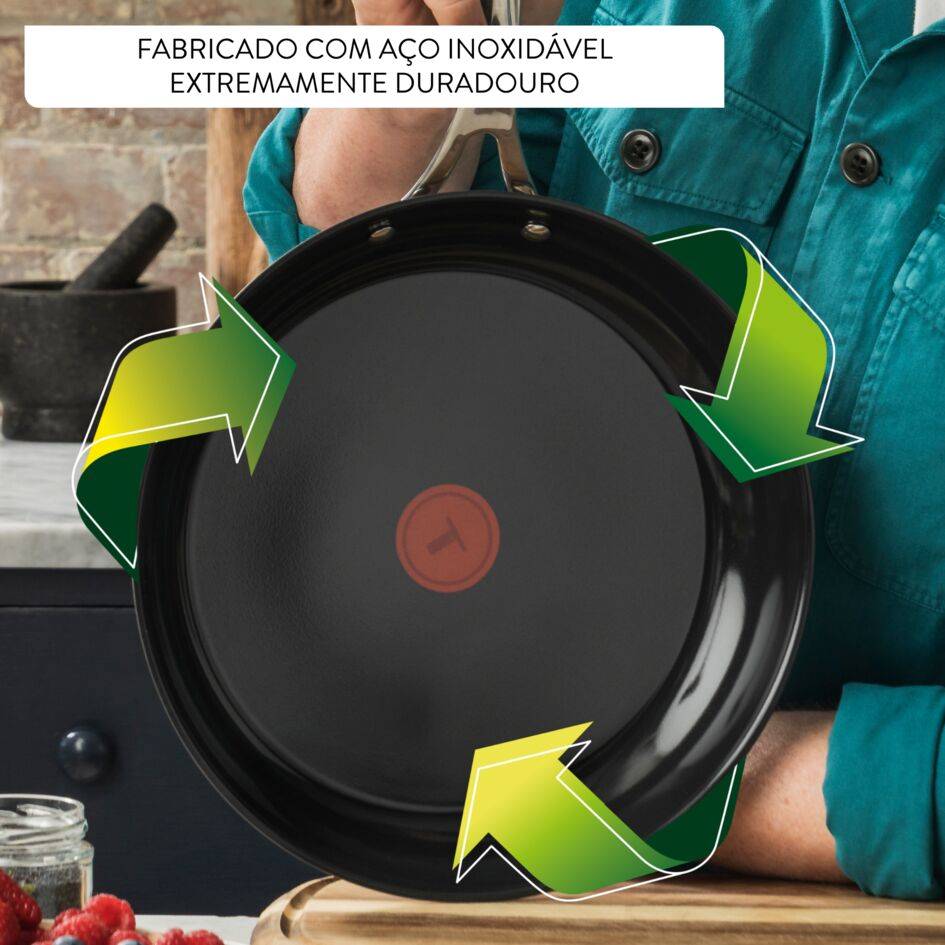Jamie Oliver by Tefal Smart Cook, Frigideira 28 cm 