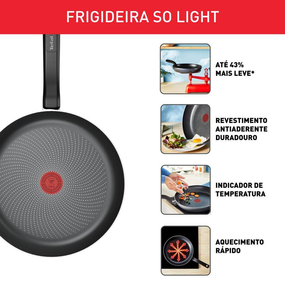 Set 2 Frigideiras So' Light 22 e 26 cm