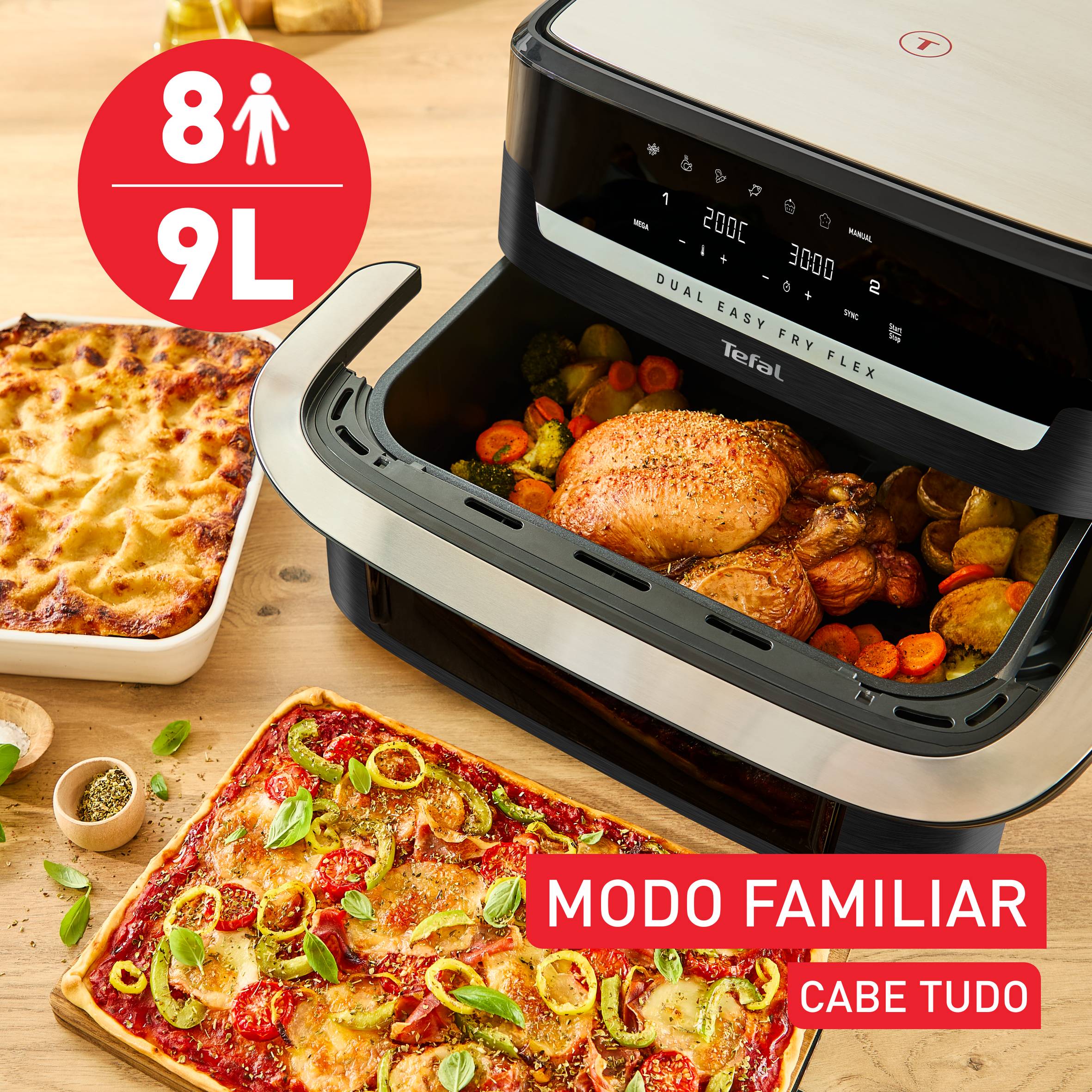 Dual Easy Fry Flex 9 L