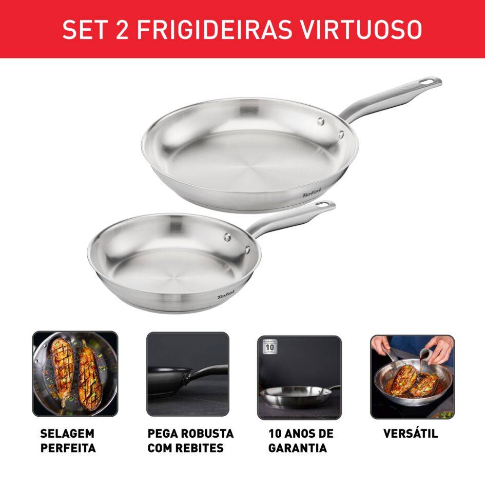 Virtuoso, Set de 2 Frigideiras 24/28 cm