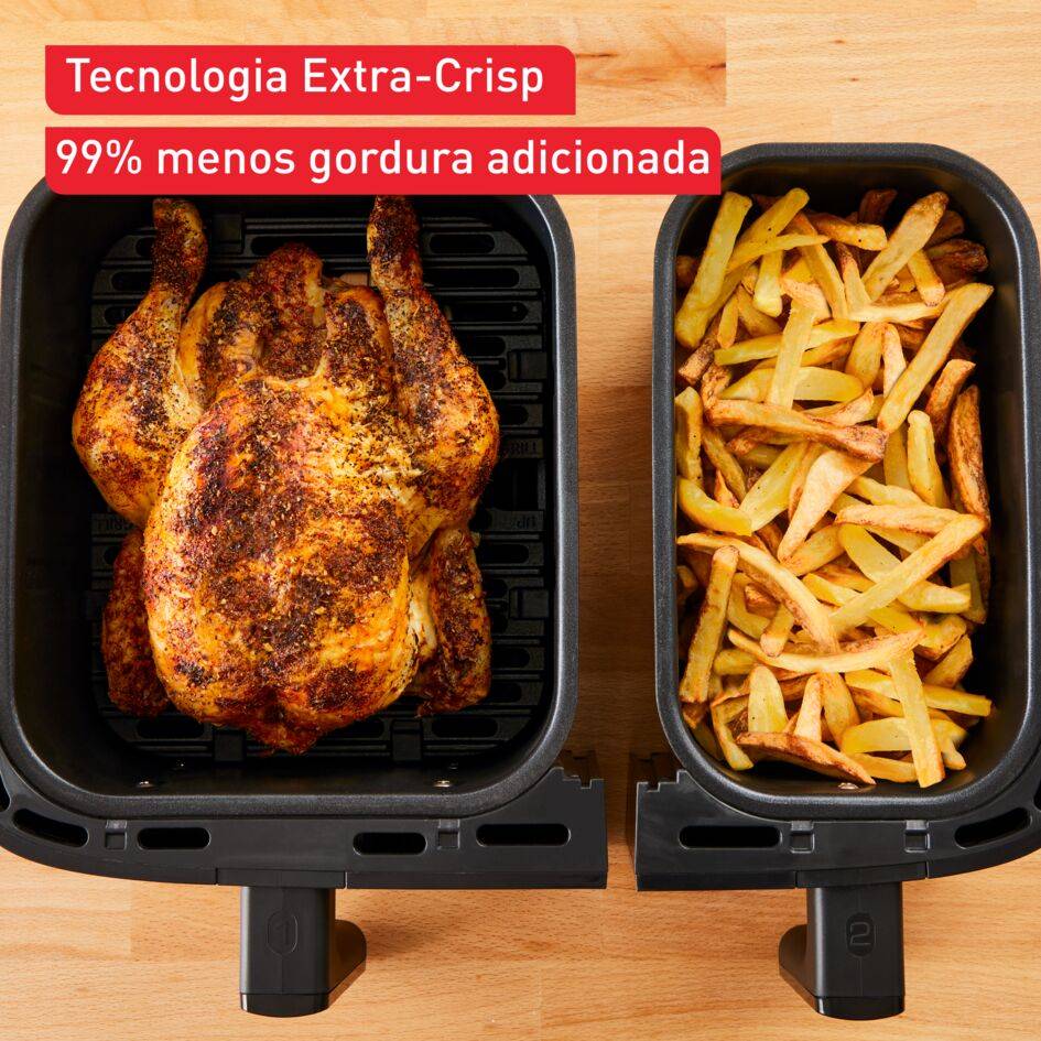 Dual Easy Fry & Grill 8.3 L Cinza