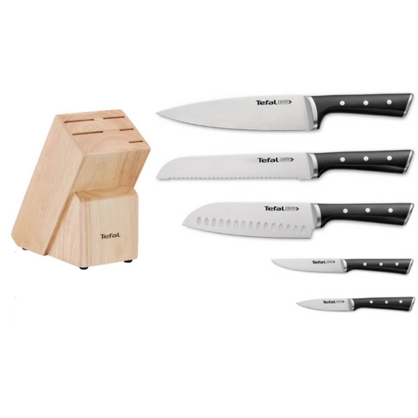 Pack conjunto de tachos e panelas Ingenio Preference On + set de facas Ice Force com suporte 