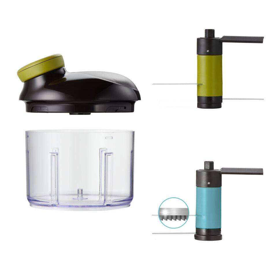 Picadora manual 5 segundos 900ml com lâmina de gelo