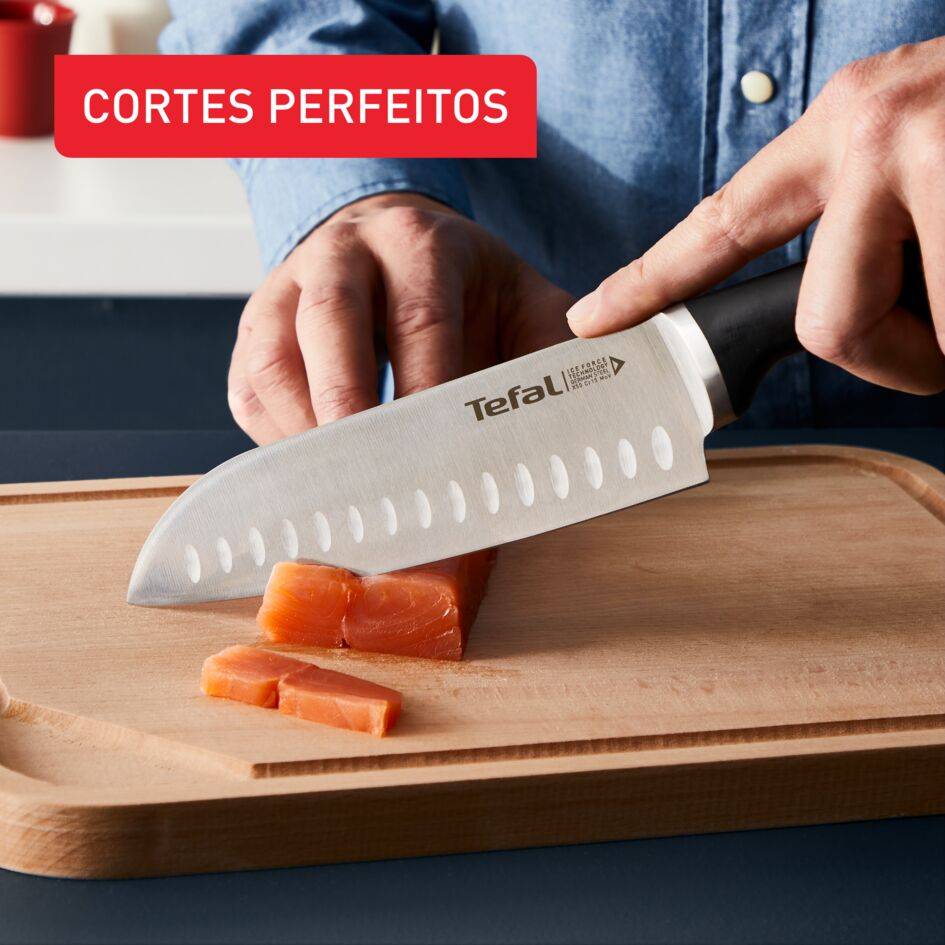 Ice Force Set 3 Facas - Chef 20 cm, Santoku 18 cm e Multiusos 11 cm