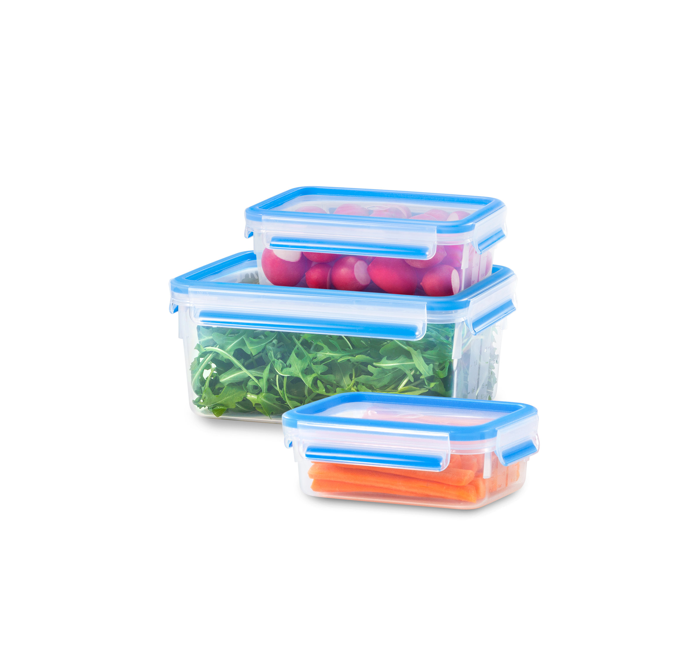 Masterseal Plástico, Set 3 caixas 2,3 L + 1 L + 0,55 L