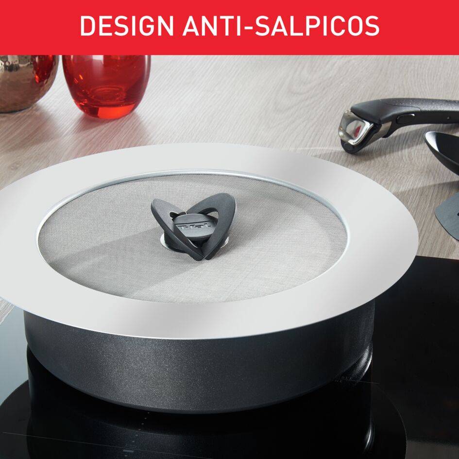 INGENIO tampa antissalpicos em inox 24-30 cm