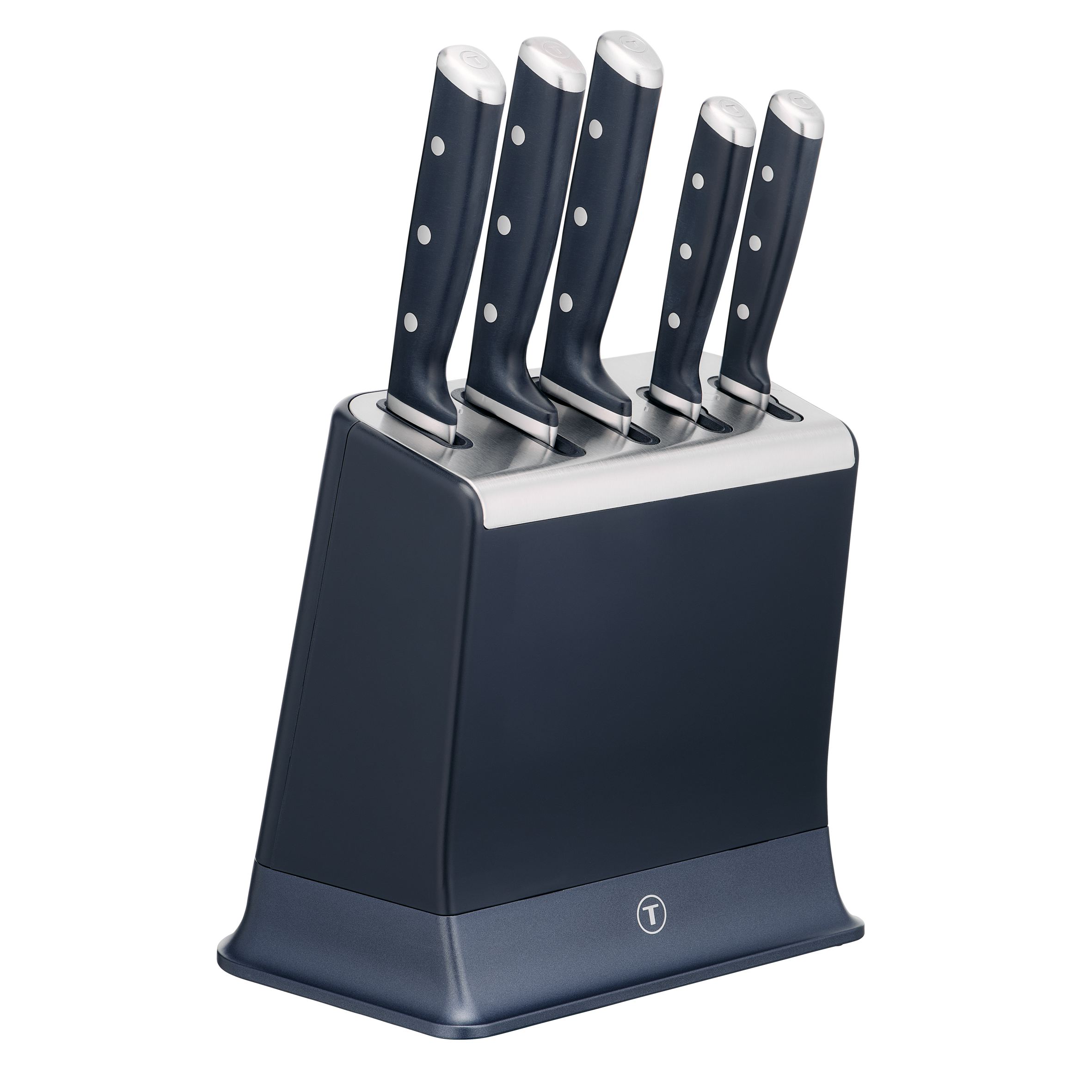 Conjunto de 5 Facas e Bloco com Afiador Integrado EverSharp