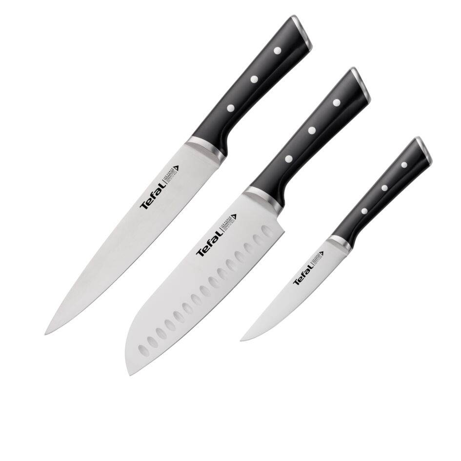 Ice Force Set 3 Facas - Chef 20 cm, Santoku 18 cm e Multiusos 11 cm