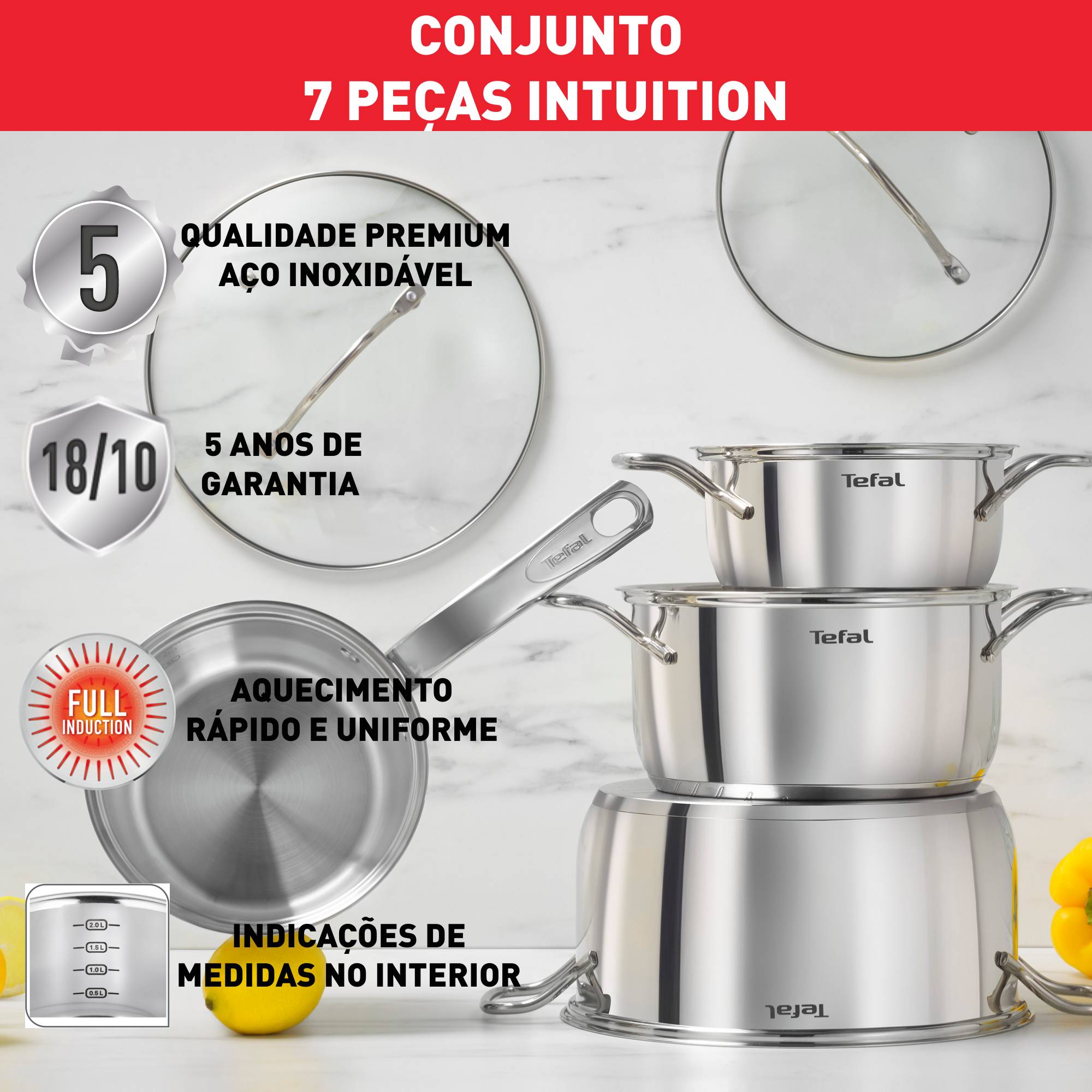 Intuition Conjunto 7 peças