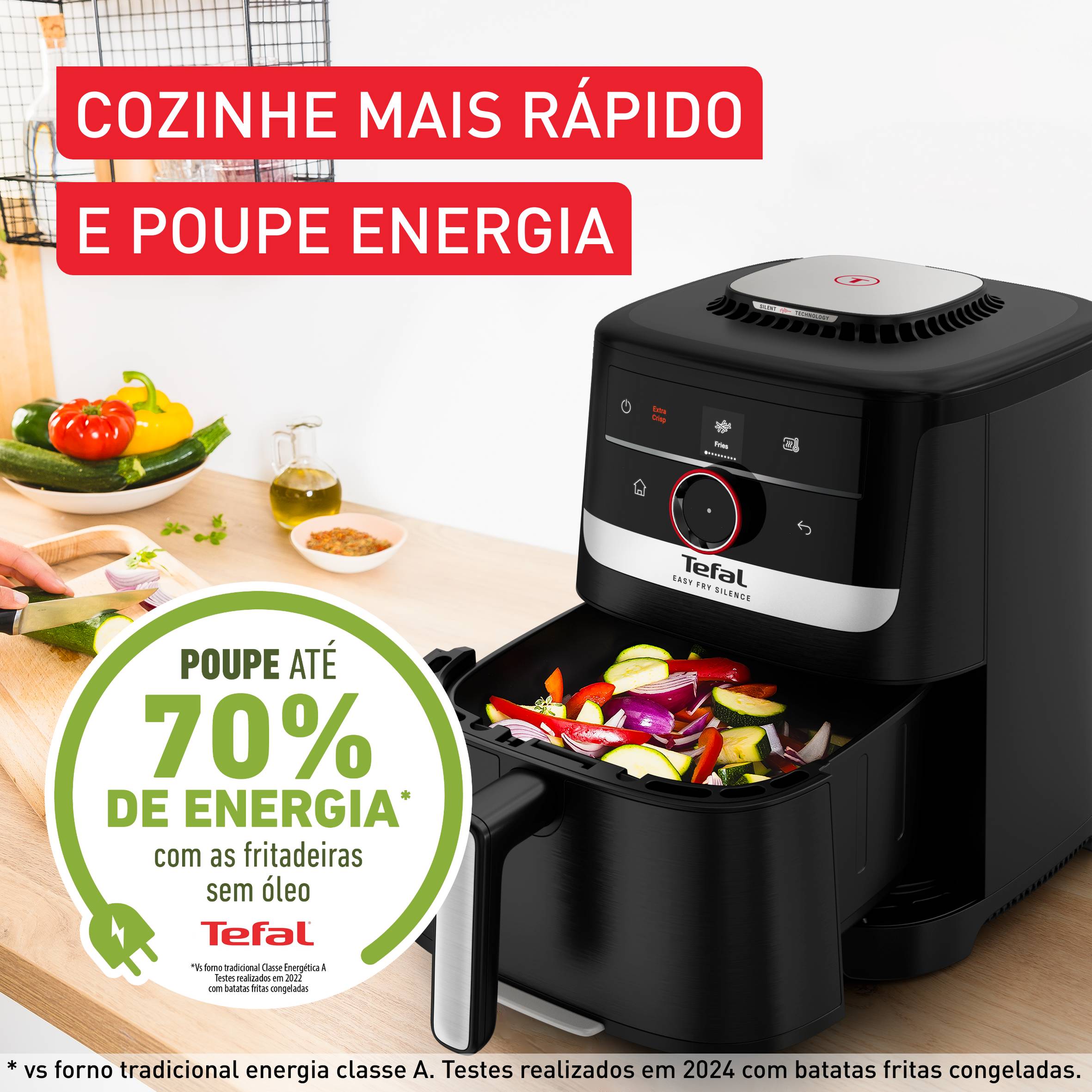 Easy Fry Silence 5 L com Sistema Smart Assist