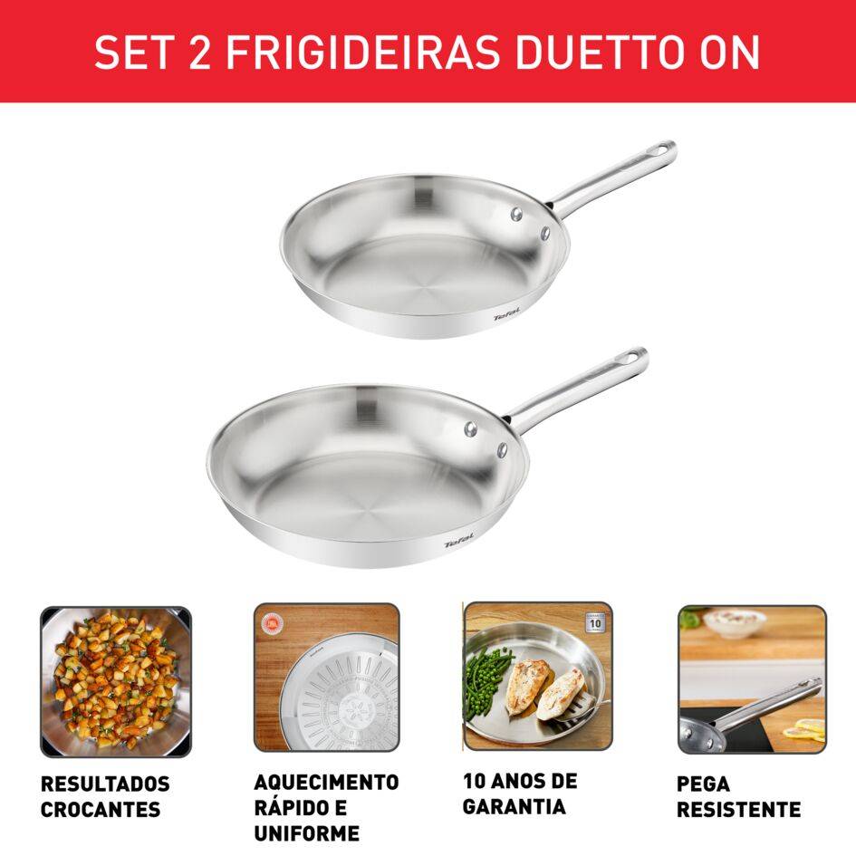 Duetto On, Set 2 Frigideiras 24/28 cm