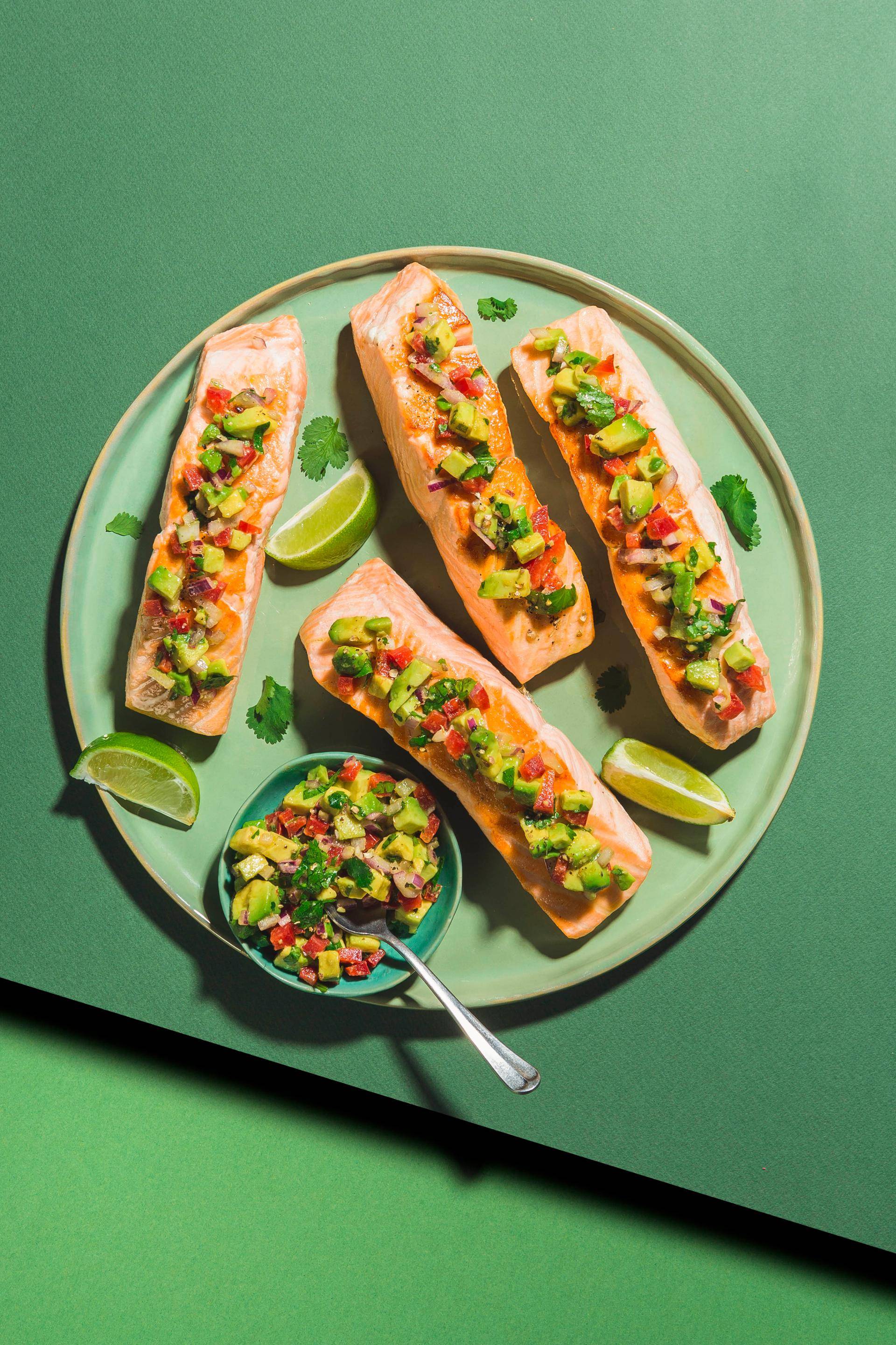 Salmão com molho de abacate - Receta undefined | Tefal