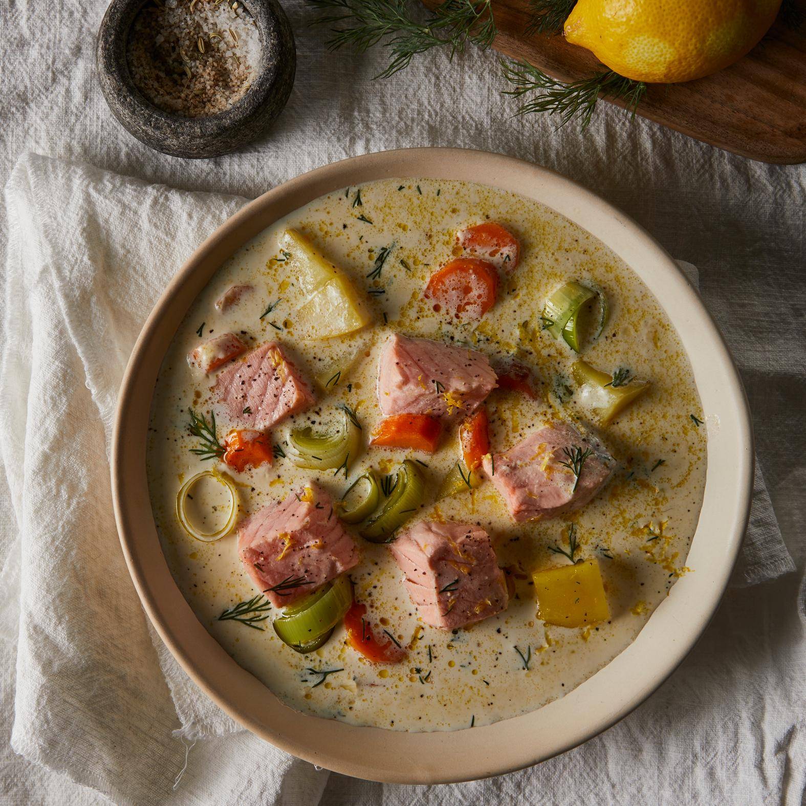 Sopa de salmão finlandesa - Receta undefined | Tefal