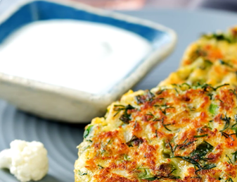 Pataniscas de couve-flor e cenoura - Receta undefined | Tefal