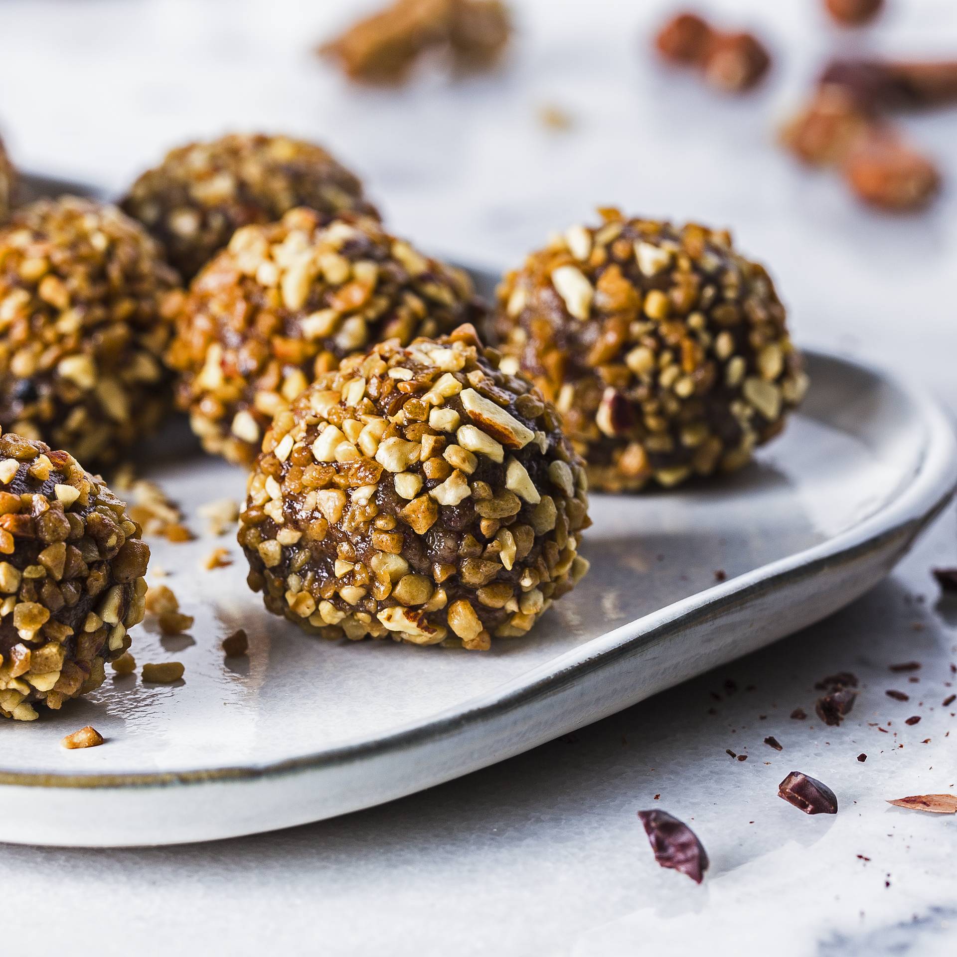 Trufas de chocolate & frutos secos - Receta undefined | Tefal