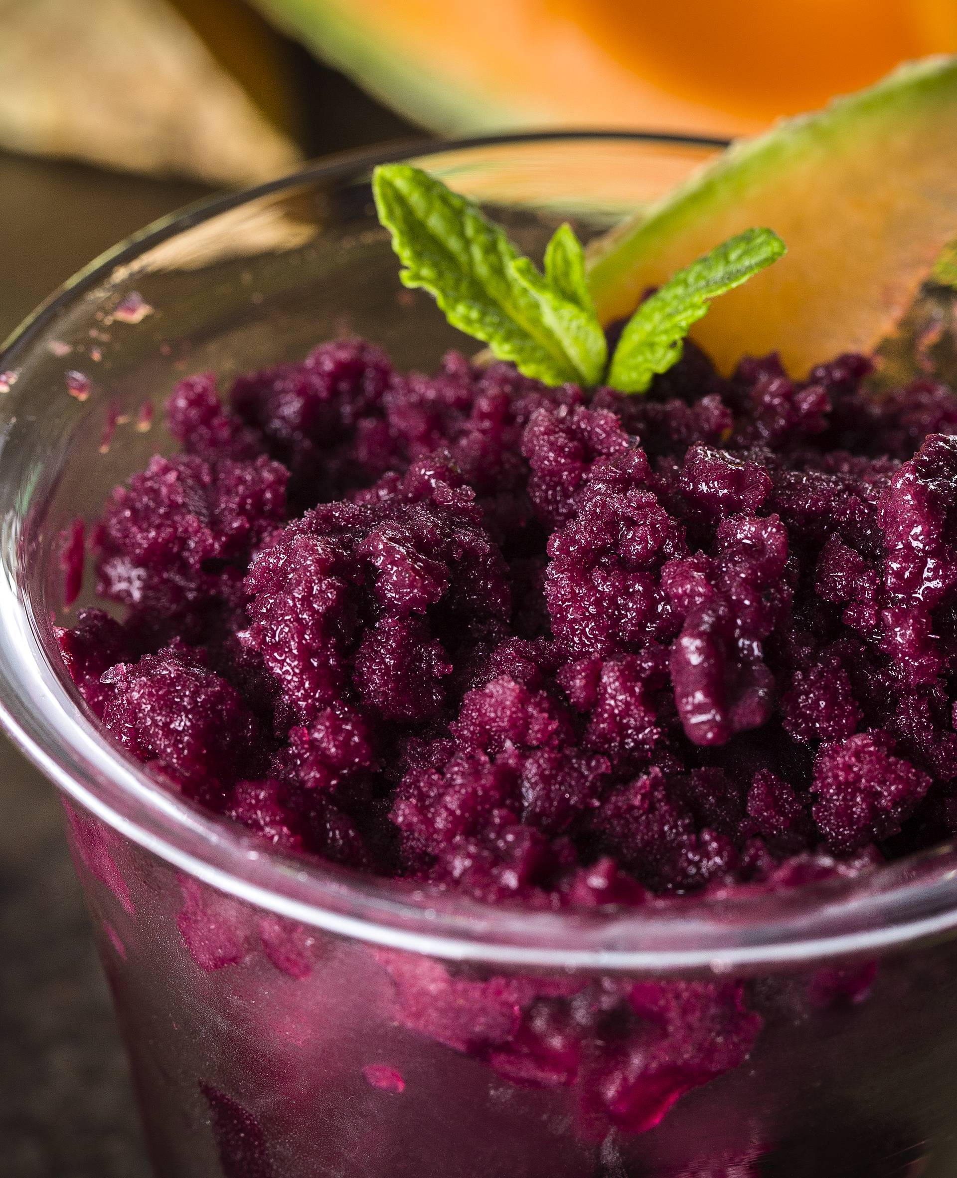 Granita de melão e groselha preta - Receta undefined | Tefal