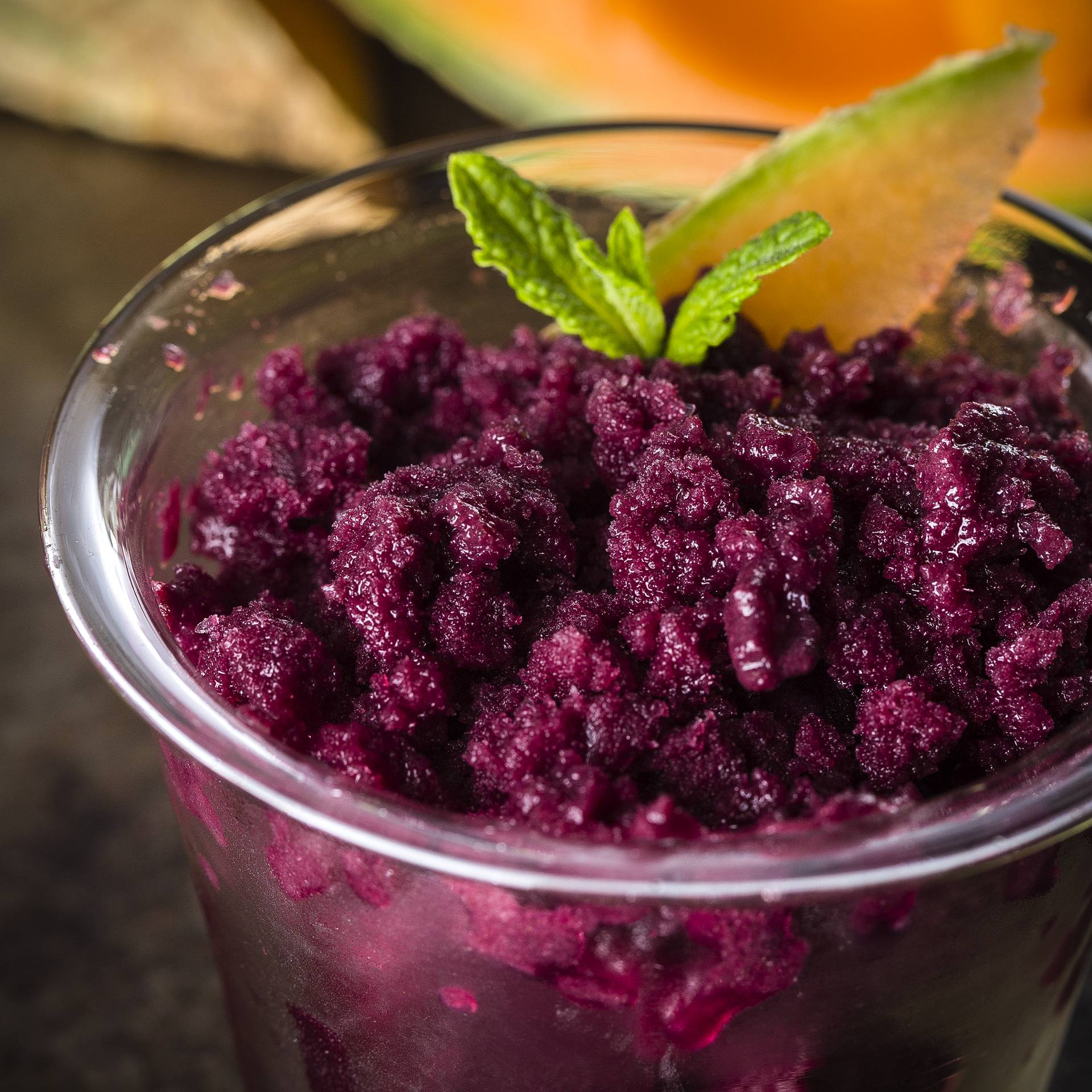 Granita de melão e groselha preta - Receta undefined | Tefal