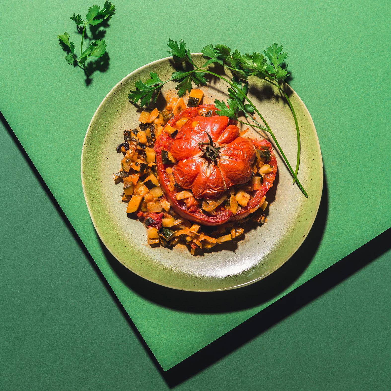 Tomates recheados com curgete - Receta undefined | Tefal